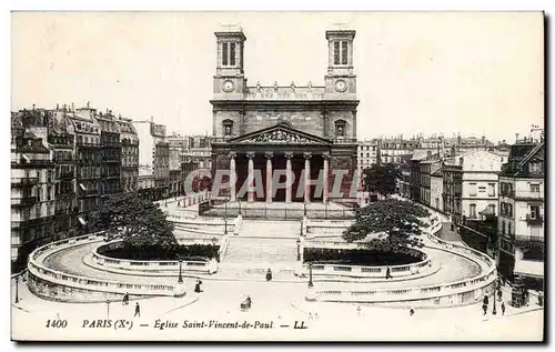 Paris Cartes postales Eglise Saint Vincent de Paul