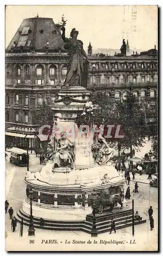 Paris Cartes postales Statue de la Republique