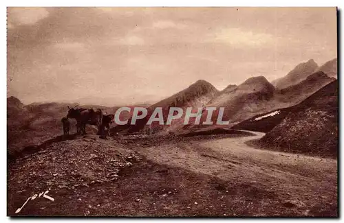 Cartes postales Route thermale d&#39aubisque Au sommet La descente sur Argeles