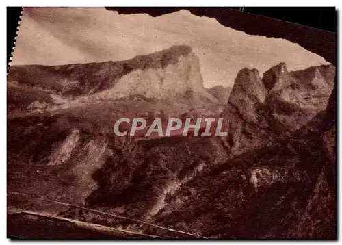 Cartes postales Route thermale du col d&#39Aubisque a la sortie du tunnel