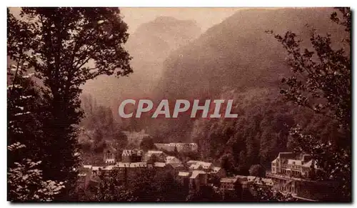 Cartes postales Eaux Bonnes Cartes postales Vue generale Point de depart ou d'arrivee de la route thermal du col d'Aub