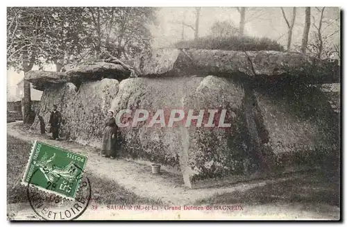 Saumur Cartes postales Grand dolmen de Bagneux