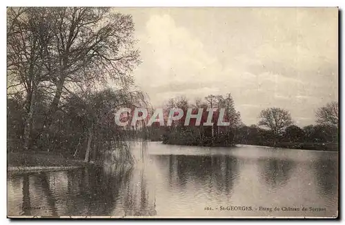 Saint Georges sur Loire Cartes postales Etang du chateau de Serrant