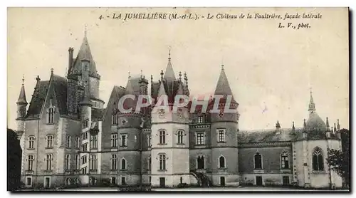 La Jumelliere Ansichtskarte AK Le chateau de la Faultriere facade laterale