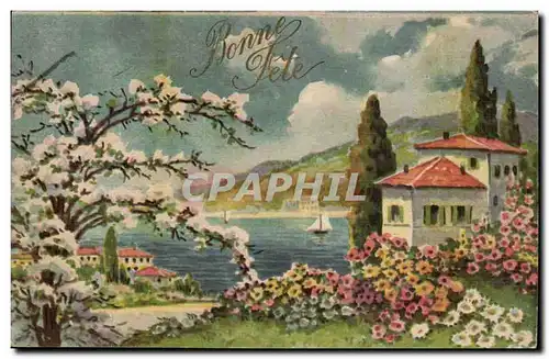 Cartes postales FAntaisie Bonne Fete