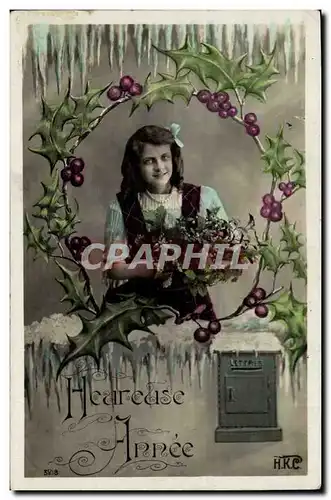 Cartes postales fantaisie Heureuse annee Enfant