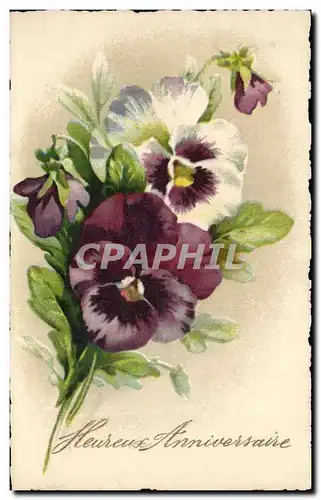 Cartes postales FAntaisie Roses Heureux anniversaire