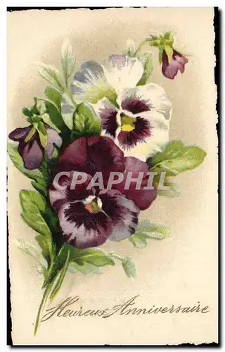 Cartes postales FAntaisie Roses Heureux anniversaire