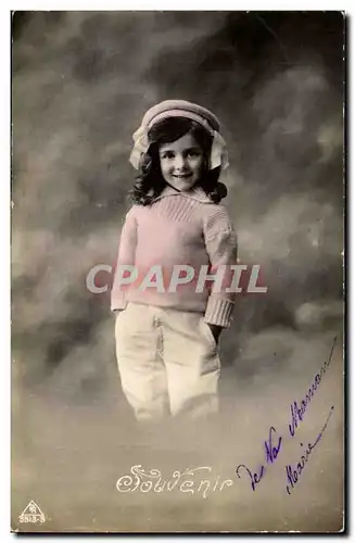 Cartes postales FAntaisie Enfant Souvenir