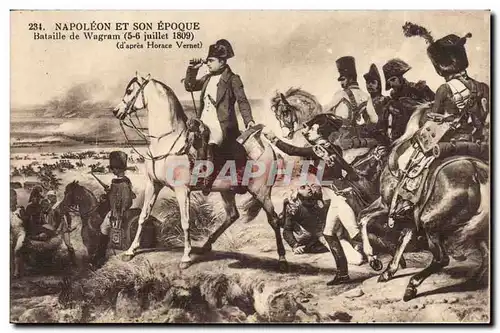 Cartes postales Histoire Napoleon et son epoque Wagram juillet 1809