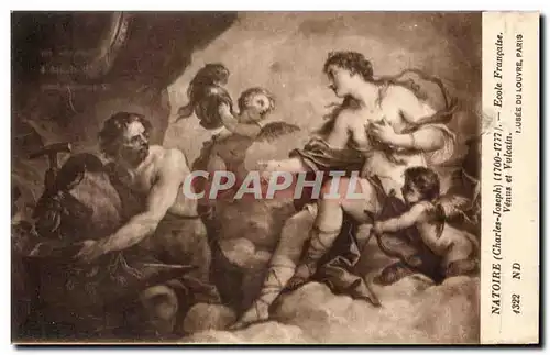 Ansichtskarte AK Natoire Charles Joseph 1700 1777 Ecole Francaise Venus et Vulcain