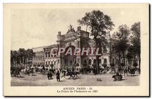 Ansichtskarte AK Histoire Ancien Paris e palais de l&#39industrie en 1867