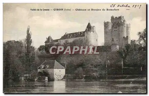 Ciron Ansichtskarte AK Chateau et donjon de Romefort