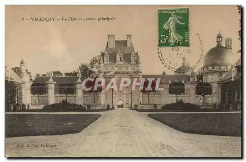 Valencay Ansichtskarte AK Le chateau entre principale