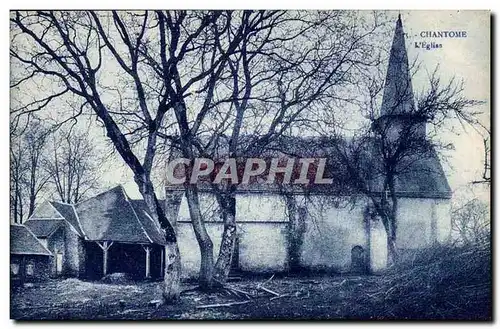 Chantome Cartes postales l'eglise