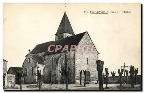Pellevoisin Cartes postales L'eglise