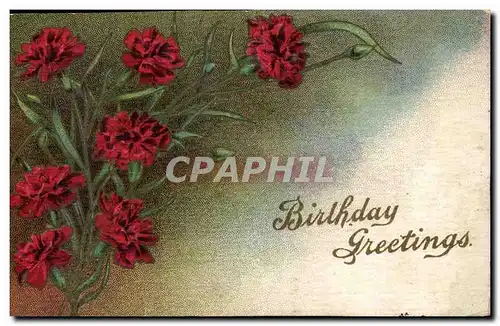 Cartes postales Fantaisie Voeux Birthday greetings Anniversaire