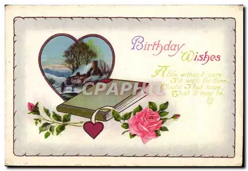 Cartes postales Fantaisie Voeux Birthday wishes Anniversaire