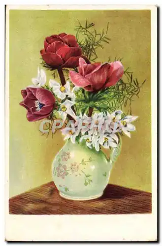 Cartes postales Fantaisie Bonne fete FLeur