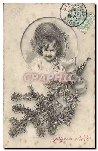 Cartes postales Fantaisie Voeux Joyeux Noel (enfant)