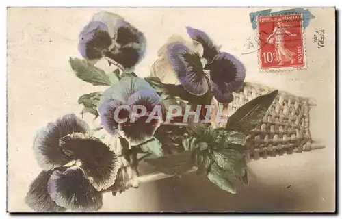 Cartes postales Fantaisie Fleurs