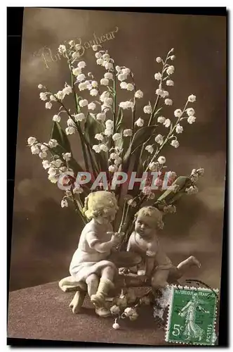 Cartes postales Fantaisie Porte bonheur