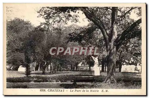 Chatenay Ansichtskarte AK Le parc de la mairie