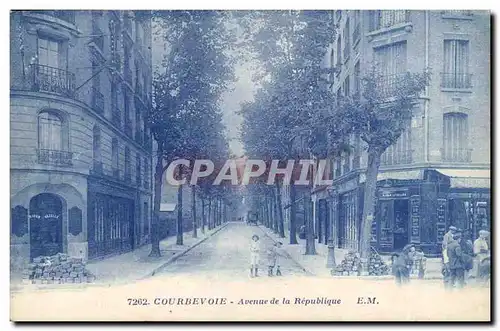 Courbevoie Cartes postales Avenue de la Republique