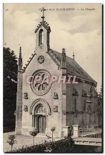 Cartes postales Chateau de la Malmaison La chapelle