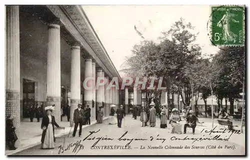 Contrexeville Cartes postales La nouvelle colonnade des sources (cote du parc)