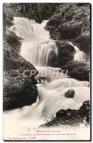 Gerardmer Ansichtskarte AK La cascade de Charlemagne par les grandes eaux