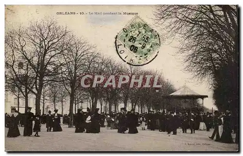 Orleans Cartes postales Le Mail pendant la musique