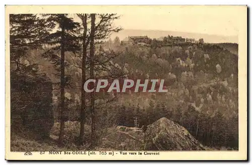 Mont Saint odile Cartes postales Vue sur le couvent