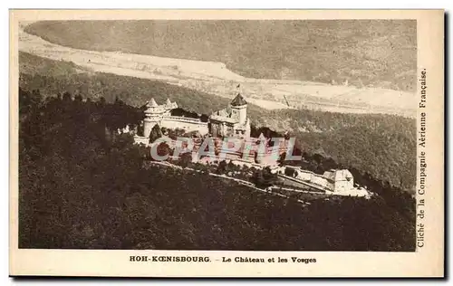 Hoh Koenisbourg Cartes postales Le chateau et les Vosges