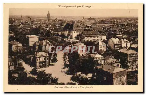 Colmar Cartes postales Vue generale l'enseignement par 'image