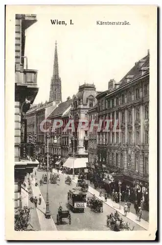 Autriche Asutria Wien Ansichtskarte AK Karntnerstrasse