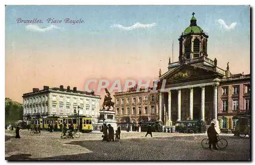 Belgique Bruxelles Ansichtskarte AK Place royale