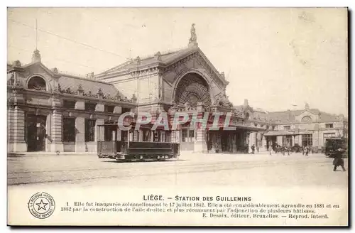 Belgique Liege Cartes postales Station des Guillemins (bus autobus)