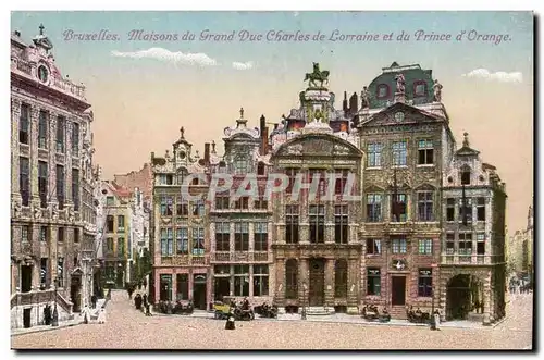 Belgique Bruxelles Ansichtskarte AK Maisons du grand duc Charles de Lorraine et du prince d&#39orange