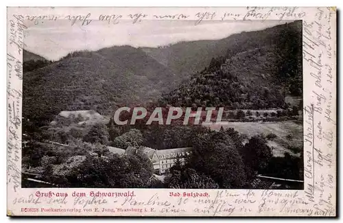 Cartes postales Gruss aus dem Schwarzwald das Sulsass