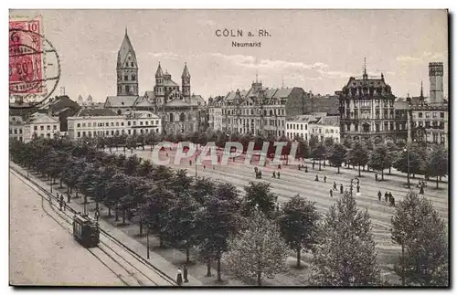 Allemagne Coln Cartes postales Neumarkt