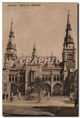 Allemagne Aachen Cartes postales Rathaus Sudseite