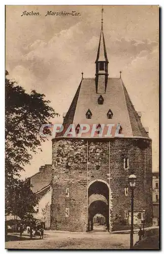 Allemagne Aachen Cartes postales Rathaus Marschier Tor