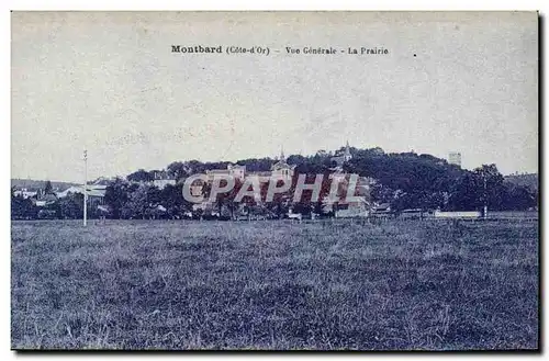 Montbard Cartes postales Vue generale La prairie