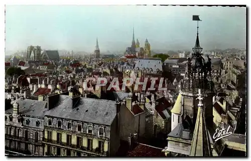 Dijon Cartes postales Vue generale au premier plan le Jacquemart de l&#39eglise Notre DAme