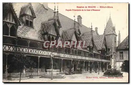 Hospices de Beaune Cartes postales Facade principale de la cour d&#39honneur