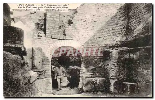 Cartes postales Le monument a crypte Pro Alesia