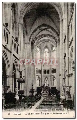 Dijon Ansichtskarte AK L&#39eglise Saint Benigne Interieur