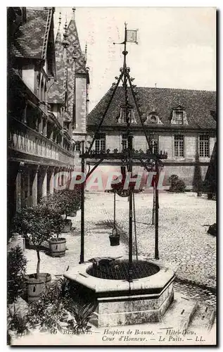 Beaune Ansichtskarte AK Hospices Hotel Dieu Cour d&#39honneur