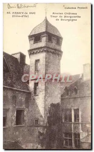 Arnay le Duc Cartes postales Ancien chateau Tou de Marguerite de Bourgogne